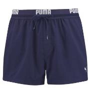 Puma Badebukser Logo Short Length Swim Shorts Marine polyester X-Small...