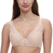 Chantelle BH Origins Lace Lightweight Plunge Bra Beige nylon F 70 Dame