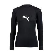 Puma Women Swim Rash Guard Svart X-Large Dame