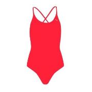 Puma V-Neck Padded Swimsuit Rød X-Large Dame