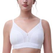 Chantelle BH EasyFeel Wirefree Support Bra Hvit nylon B 75 Dame