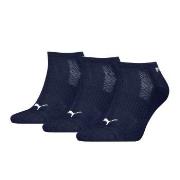 Puma Strømper 3P Cushioned Ankle Sock Marine Str 43/46
