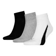 Puma Strømper 3P Lifestyle Quarter Socks Hvit/Svart Str 39/42