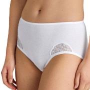 Calida Truser Cotton Desire Midi Brief Hvit bomull X-Small Dame