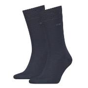 Calvin Klein Strømper 2P Carter Casual Flat Knit Sock Marine Str 39/42...