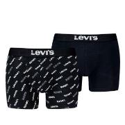 Levis 2P Logo Aop Boxer Brief Svart bomull XX-Large Herre