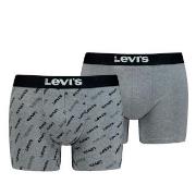 Levis 2P Logo Aop Boxer Brief Grå bomull XX-Large Herre