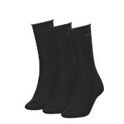 Calvin Klein Strømper 3P Emma Roll Top Crew Socks Svart Strl 37/41 Dam...