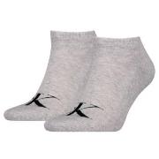 Calvin Klein Strømper 2P Sneaker Monogram Socks Grå Str 43/46 Herre