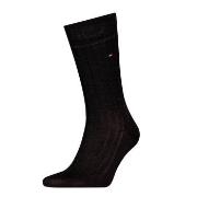 Tommy Hilfiger Strømper Premium Rib Crew Socks Mørkgrå  Str 41/42 Herr...
