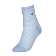Tommy Hilfiger Strømper Women Premium Rib Short Socks Lysblå Str 35/38...