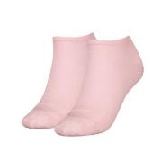 Tommy Hilfiger Strømper 2P Women Sneaker Sock Lysrosa Str 39/42 Dame