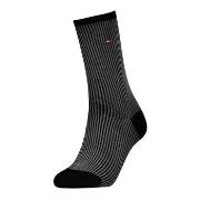 Tommy Hlfiger Women Premium Stripe Socks Strømper Svart Str 35/38 Dame