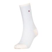 Tommy Hlfiger Women Premium Stripe Socks Strømper Hvit/Blå Str 39/42 D...