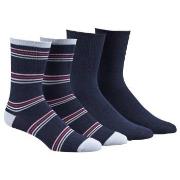 Damella Strømper 2P Bamboo Socks Marine Str 35/38 Dame