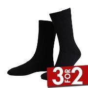 Amanda Christensen Strømper Grade Wide Rib Ankle Socks Svart Str 47/50