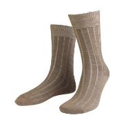 Amanda Christensen Strømper Grade Wide Rib Ankle Socks Brun Str 43/46
