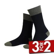 Amanda Christensen Strømper True Contrast Ankle Sock Svart/Grå Str 43/...