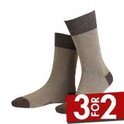 Amanda Christensen Strømper True Contrast Ankle Sock Lysbrun  Str 39/4...