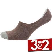 Amanda Christensen Strømper True Contrast Invisible Sock Mørkbrun  Str...