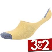 Amanda Christensen Strømper True Contrast Invisible Sock Gul Str 41/42