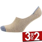 Amanda Christensen Strømper True Contrast Invisible Sock Lysbrun  Str ...