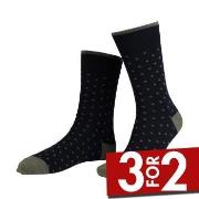 Amanda Christensen Strømper True Dot Ankle Sock Svart/Grå Str 47/50
