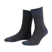 Amanda Christensen Strømper True Stripe Ankle Sock Mørkblå Str 39/42