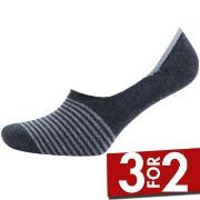 Amanda Christensen Strømper True Stripe Invisible Sock Marine/Blå Str ...