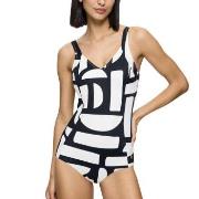 Triumph Summer Allure Wired Swimsuit Svart/Hvit C 50 Dame