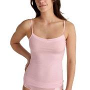 Calida Cate Satin Spagetti Top Rosa bomull Medium Dame