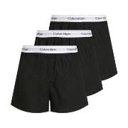 Calvin Klein 3P Slim Boxers Svart bomull X-Large Herre