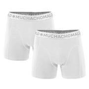Muchachomalo 2P Solid Boxer UPP1 Hvit bomull Large Herre