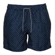 Reyes bay Woven Shorts Badebukser Marine mønster polyester Small Herre