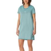 Schiesser Short Sleeve Sleepshirt Lysegrønn bomull 46 Dame