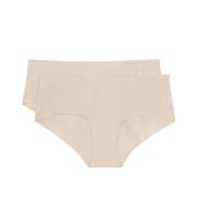 Marc O Polo Elastic Panty Truser 2P Beige Small Dame