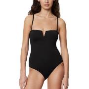 Marc O Polo Bandeau Swimsuit Svart X-Small Dame