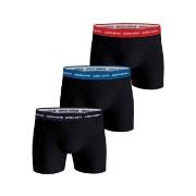 Björn Borg 6P Essential Shorts Svart/Blå bomull X-Small Herre