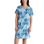 Calida Coastal Dreams Sleepshirt Hvit Mønster  bomull Large Dame