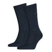 Tommy Hilfiger Strømper 2P Men Classic Sock Jeansblå Str 47/49 Herre