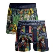 Muchachomalo 2P Puss Boots Wizard Oz Boxer Mixed bomull X-Large Herre