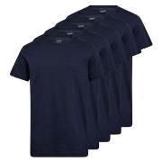 Claudio 5P Cotton T-Shirt Marine bomull Medium Herre