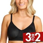 Damella BH Carla Soft Bra Svart polyester E 80 Dame