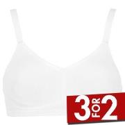 Damella BH Carla Soft Bra Hvit polyester E 90 Dame