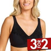 Damella BH Felice Soft Bra Svart bomull B 70 Dame