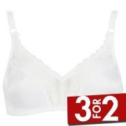 Damella BH Vera Soft Bra Hvit polyester F 95 Dame