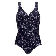 Damella Fiona Swimsuit Pattern Marine/Rød 36 Dame