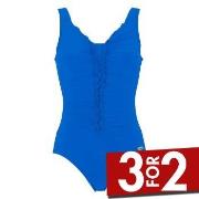 Damella Jennifer Padded Swimsuit Blå 50 Dame