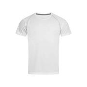 Stedman Active 140 Men Team Raglan Hvit polyester Large Herre