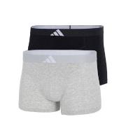 adidas 2P Active Flex Cotton Body Trunk Svart/Grå bomull XX-Large Herr...